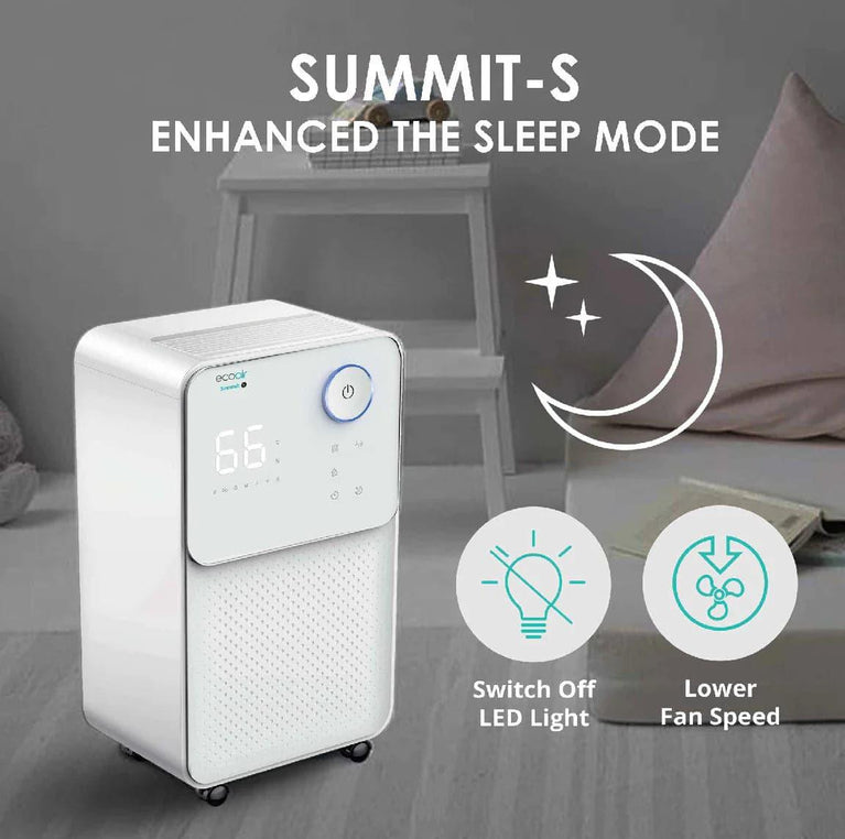 EcoAir Summit - S 12L Compressor Dehumidifier - BRIGHT AIR