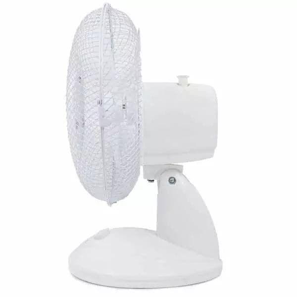 Side View of 9 INCH DESK FAN WHITE