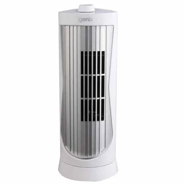 Igenix DF0020WH 2 INCH MINI TOWER FAN WHITE/SILVER