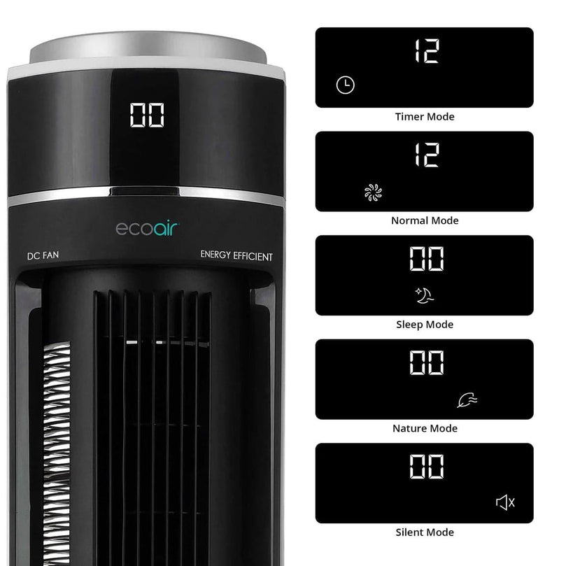 Eco Air Halo - Low Energy DC Tower Fan - BRIGHT AIR