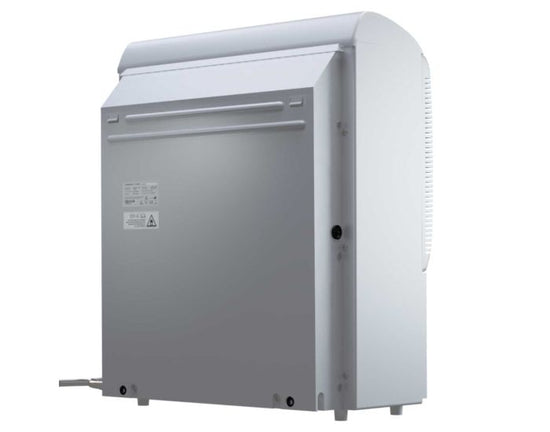 Ecor Pro D950 85 Litre Compressor Dehumidifier showing the back of the unit from Bright Air