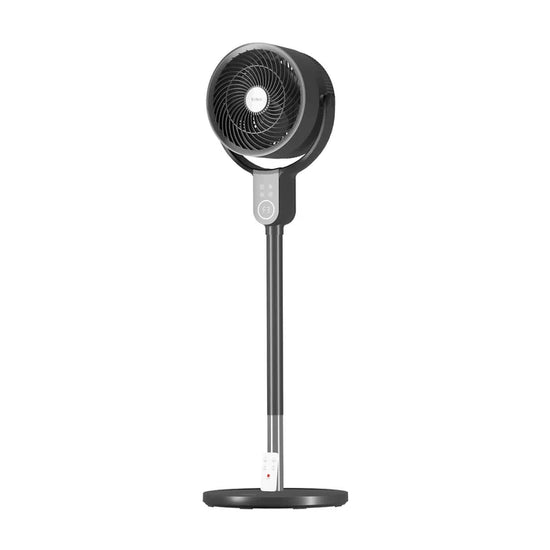 Vybra Air 50W Oscillator fan, remote control Graphite shown full view from Bright Air